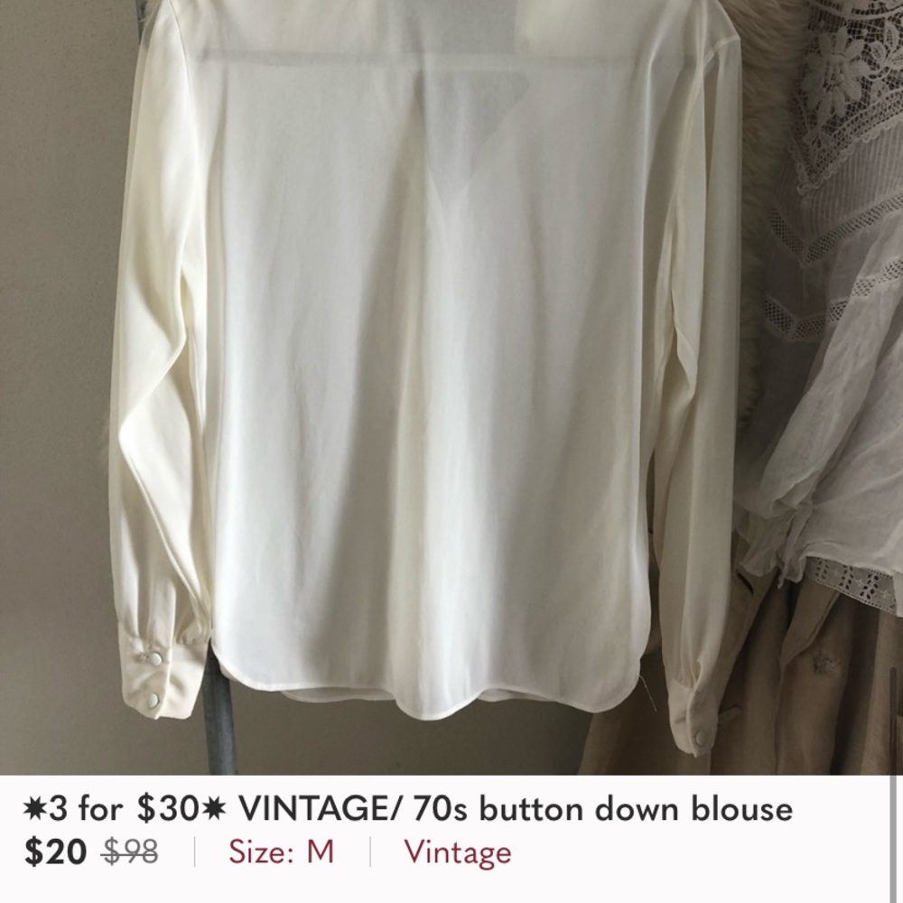 Button down blouse - Picture 5 of 5